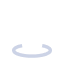 White map pin icon with a circular base on a transparent background.