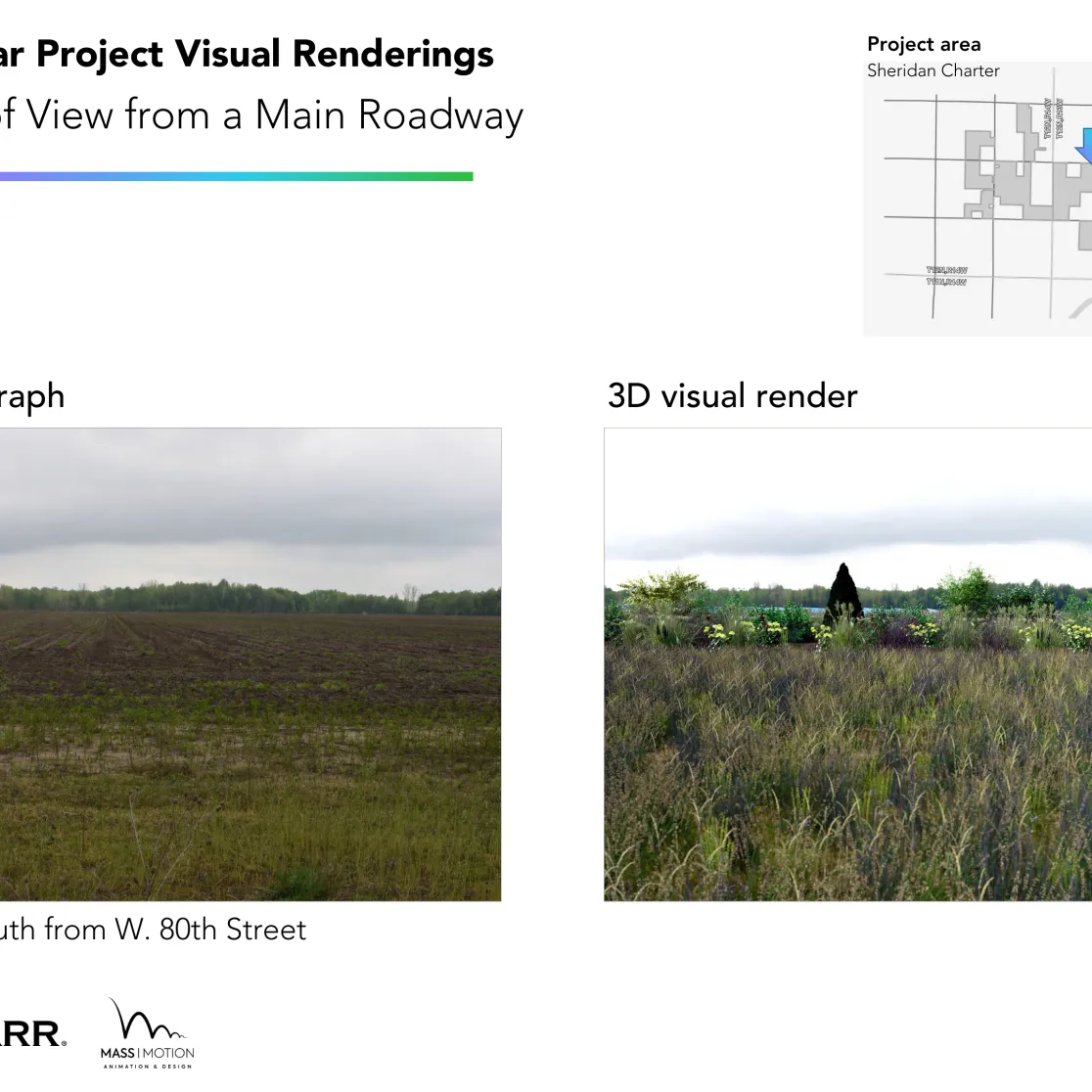 Sylvan Solar project visual renderings