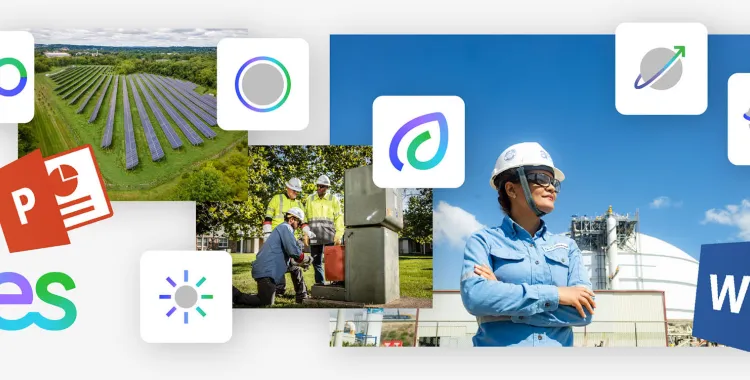 AES' brand asset library