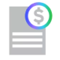 Icon of a document with a dollar sign in a circle, representing financial or billing information.