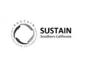 Logo of Sustain Southern California featuring a circular design with arrows and the text 'Sustain Southern California'.