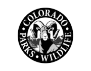 Logo of Colorado Parks and Wildlife featuring a bighorn sheep in the center with the words 'Colorado Parks Wildlife' around it.