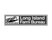 Logo of Long Island Farm Bureau with the phrase 'Grown on Long Island'.