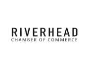 Logo of Riverhead Chamber of Commerce with bold black text on a white background.